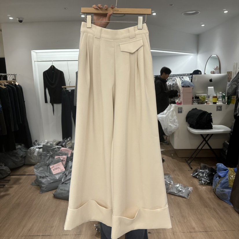 LEWIN韓國代購㊣女士新品真品時尚推薦休閑熱賣25秋冬休閑褲LEWIN休閑褲圖色1