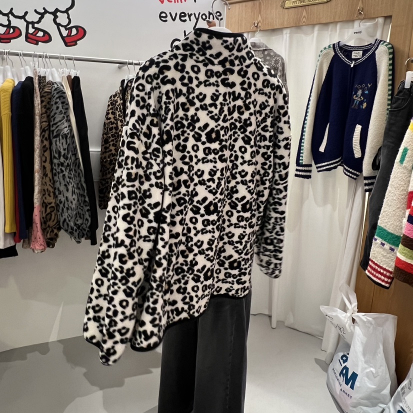 VENTI韓國代購㊣女士新品熱賣25秋冬休閑真品人氣時尚夾克羊毛VENTI夾克
