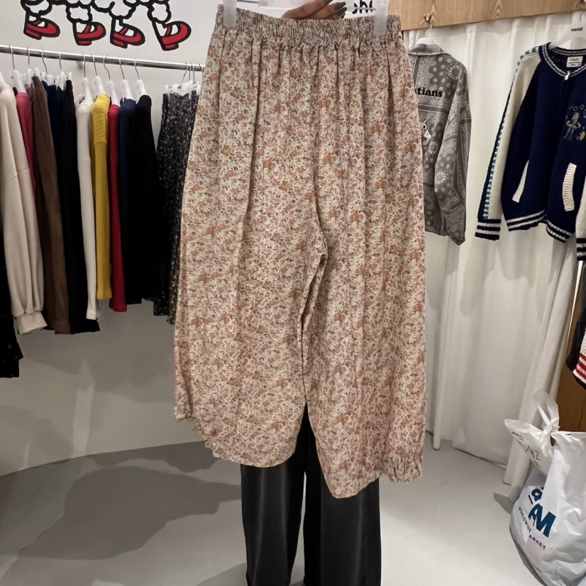 VENTI東大門㊣代購女士新品時尚熱賣休閑推薦真品休閑褲花朵VENTI休閑褲