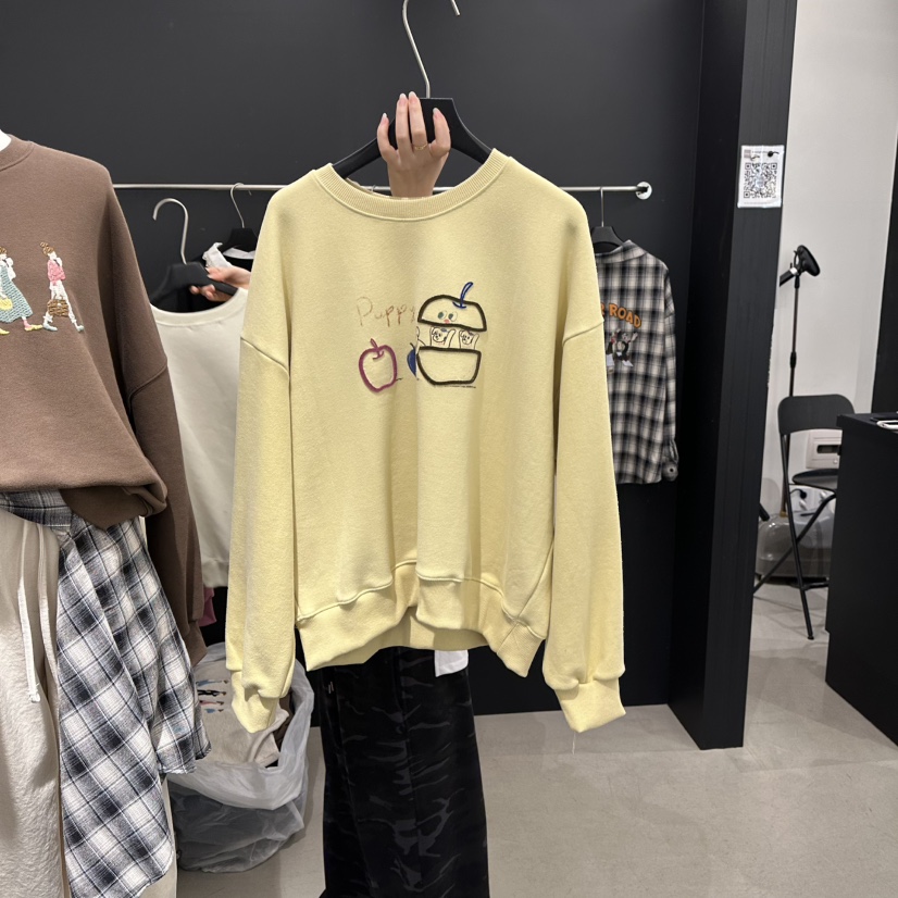 A.CES東大門㊣直郵女裝新品休閑職業熱賣真品25秋冬推薦衛衣A.CES衛衣圖色2