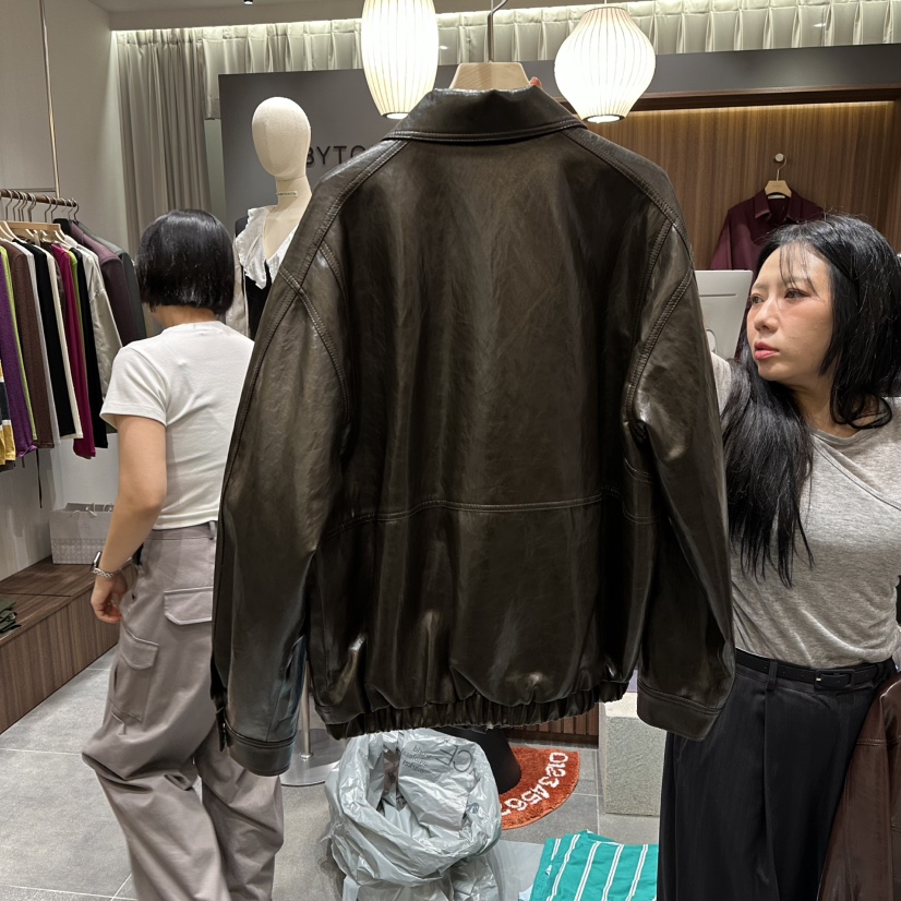 BABYTOUCH東大門㊣實拍女士新品休閑人氣25秋冬真品夾克皮革BABYTOUCH夾克