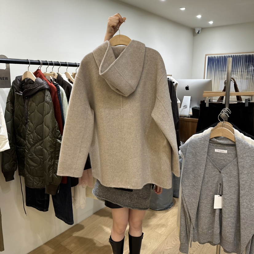WINSOME東大門㊣實拍女裝新品真品職業人氣25秋冬熱賣夾克兜帽WINSOME夾克