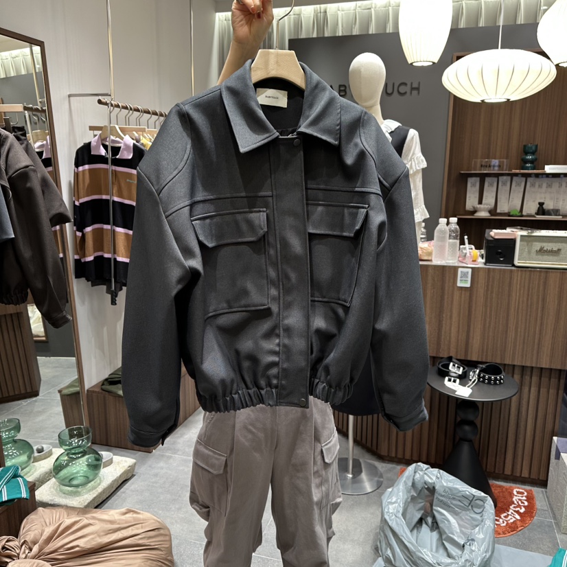 BABYTOUCH東大門㊣代購女士新品時尚真品熱賣25秋冬休閑夾克BABYTOUCH夾克圖色2