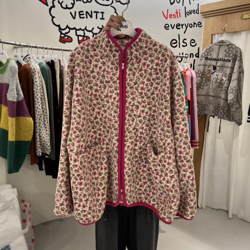 VENTI韓國直郵㊣女士新品職業時尚真品熱賣推薦人氣夾克羊毛VENTI夾克圖色1