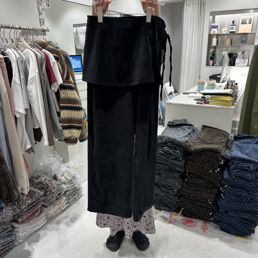 COMBO韓國代購㊣女士新款真品熱賣職業25秋冬時尚推薦休閑裙褲COM_BO裙褲圖色3