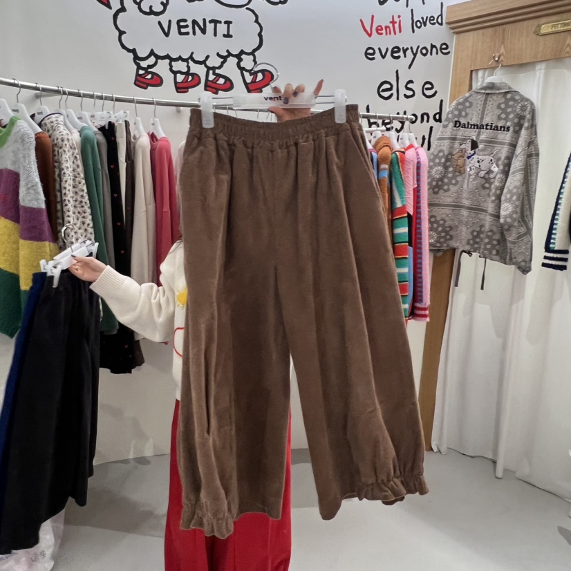 VENTI韓國代購㊣女士新品職業人氣熱賣推薦時尚休閑25秋冬休閑褲VENTI休閑褲圖色2