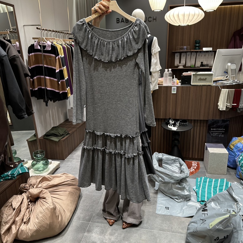 BABYTOUCH韓國直郵㊣女士新品休閑25秋冬職業推薦人氣連衣裙BABYTOUCH連衣裙圖色1