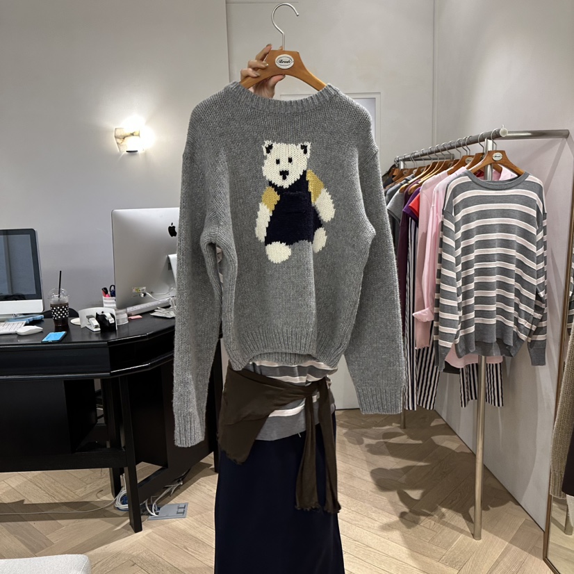 BRUSH-P東大門㊣直郵女士新品真品時尚職業休閑熱賣針織衫BRUSH-P針織衫圖色3
