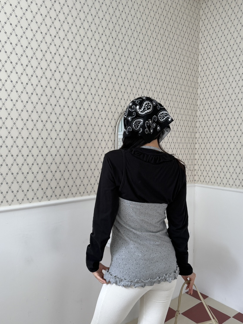 MAISONDEGLORY東大門㊣實拍女裝新品25秋冬吊帶背心不含內搭MAISON DE GLORY吊帶/背心