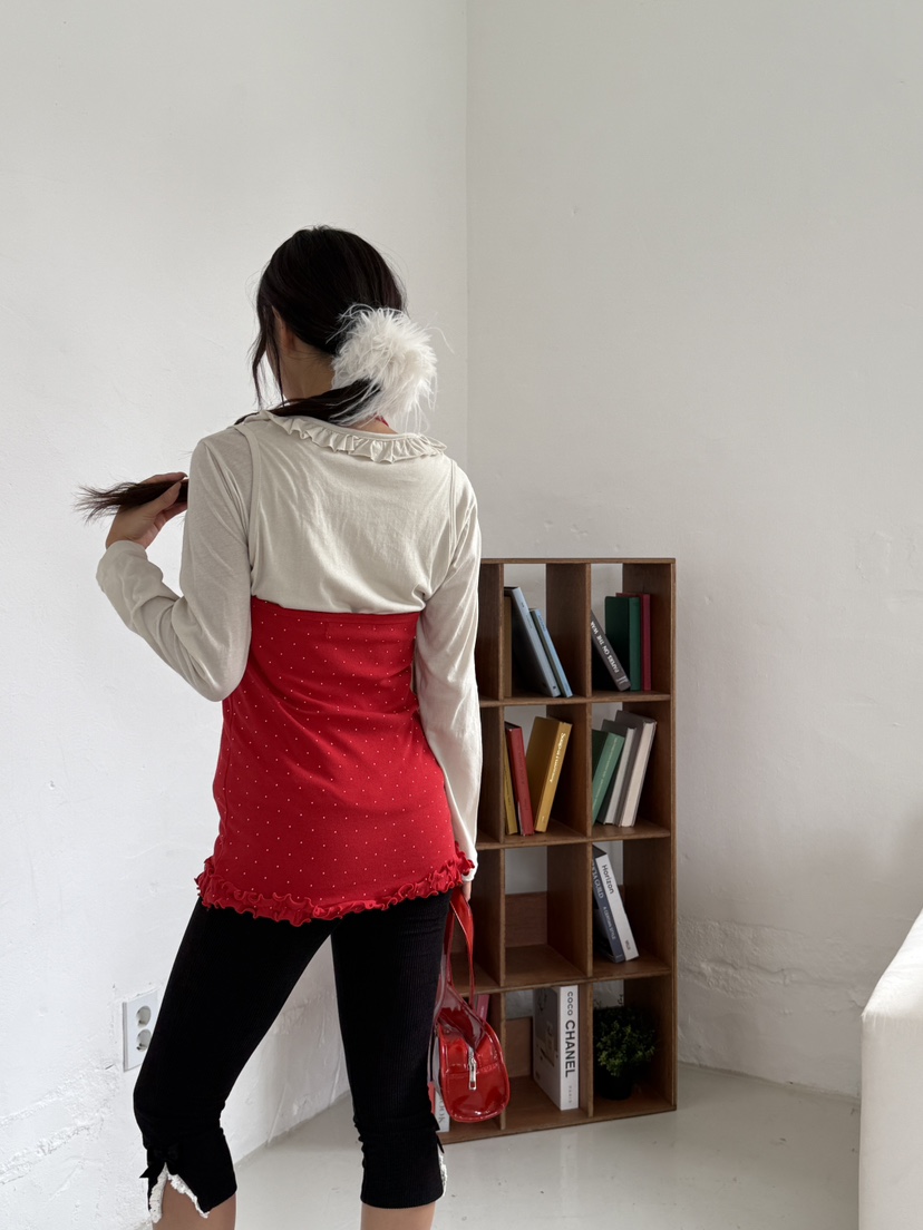 MAISONDEGLORY東大門㊣實拍女裝新品25秋冬吊帶背心不含內搭MAISON DE GLORY吊帶/背心