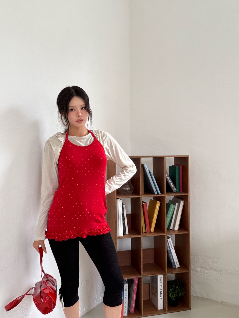 MAISONDEGLORY東大門㊣實拍女裝新品25秋冬吊帶背心不含內搭MAISON DE GLORY吊帶/背心