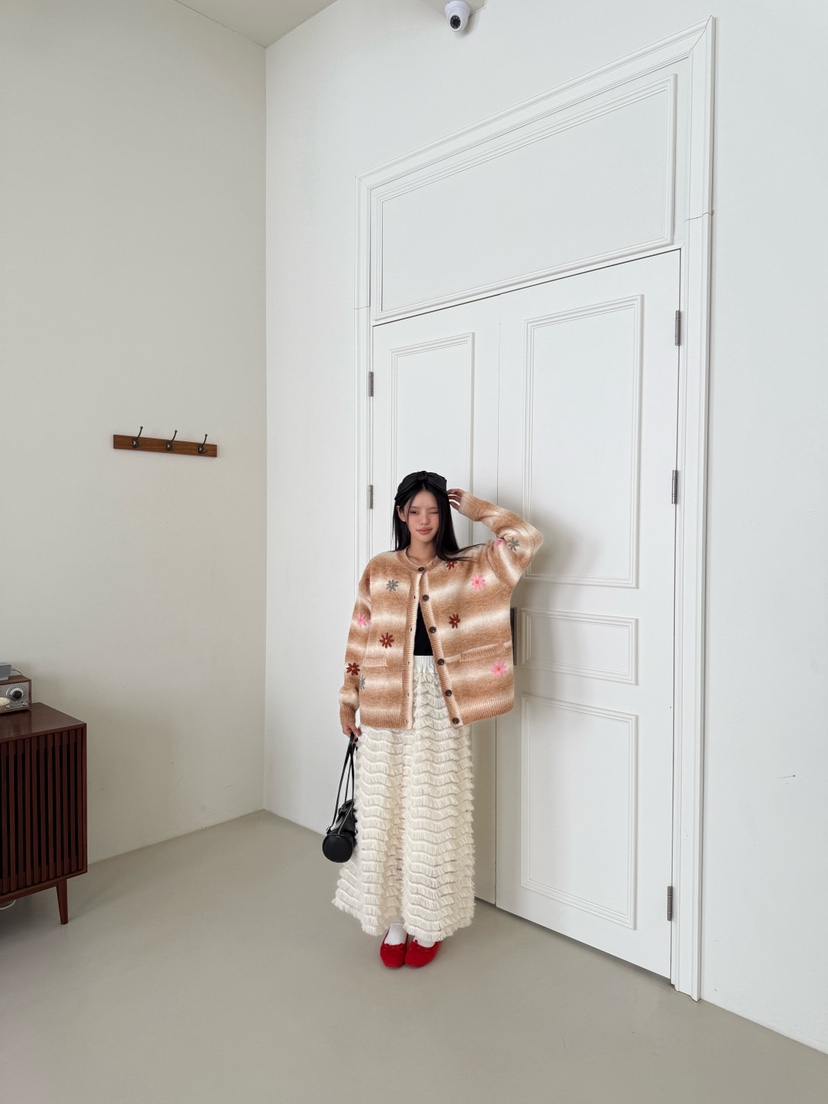 MAISONDEGLORY韓國代購㊣女士新款人氣真品推薦休閑職業長裙MAISON DE GLORY長裙