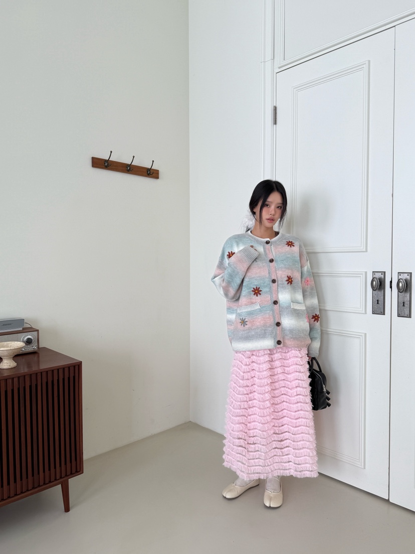 MAISONDEGLORY韓國代購㊣女士新款人氣真品推薦休閑職業長裙MAISON DE GLORY長裙
