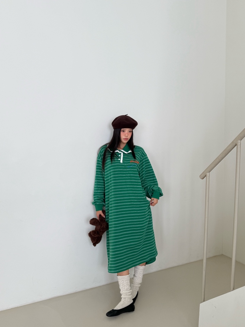 MAISONDEGLORY東大門㊣實拍女裝新品推薦熱賣25秋冬職業連衣裙MAISON DE GLORY連衣裙