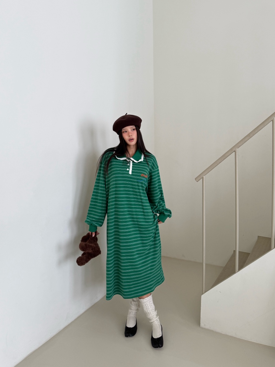 MAISONDEGLORY東大門㊣實拍女裝新品推薦熱賣25秋冬職業連衣裙MAISON DE GLORY連衣裙