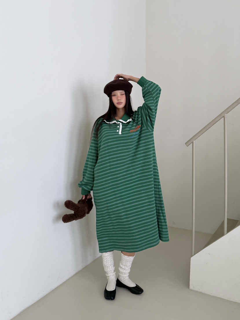 MAISONDEGLORY東大門㊣實拍女裝新品推薦熱賣25秋冬職業連衣裙MAISON DE GLORY連衣裙