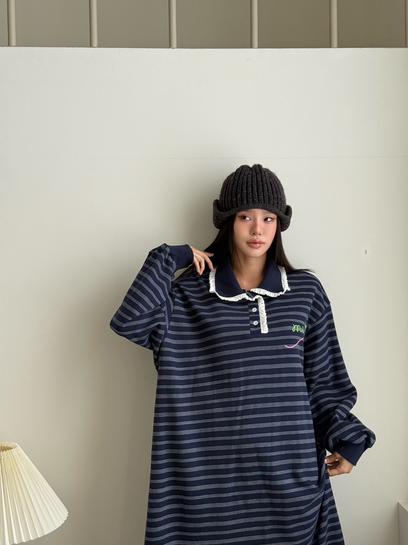 MAISONDEGLORY東大門㊣實拍女裝新品推薦熱賣25秋冬職業連衣裙MAISON DE GLORY連衣裙
