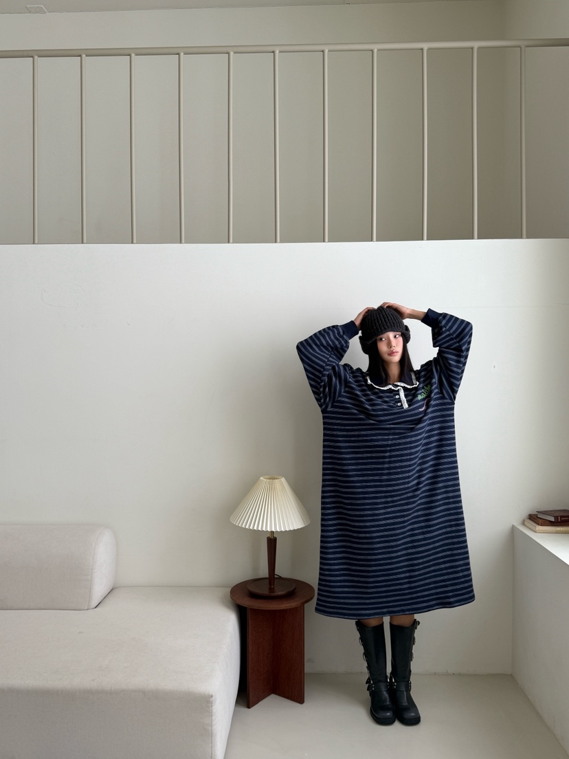 MAISONDEGLORY東大門㊣實拍女裝新品推薦熱賣25秋冬職業連衣裙MAISON DE GLORY連衣裙圖色2