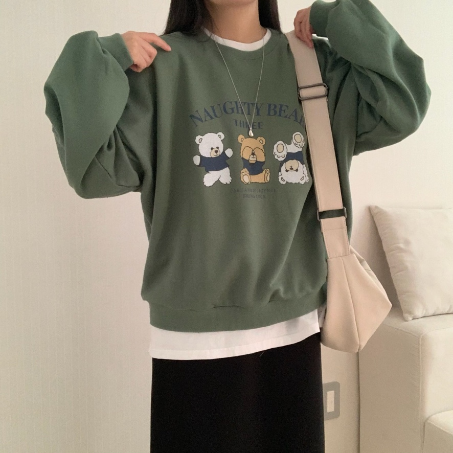 FROMJINI東大門㊣代購女裝新品休閑職業25秋冬真品熱賣衛衣FROMJINI衛衣