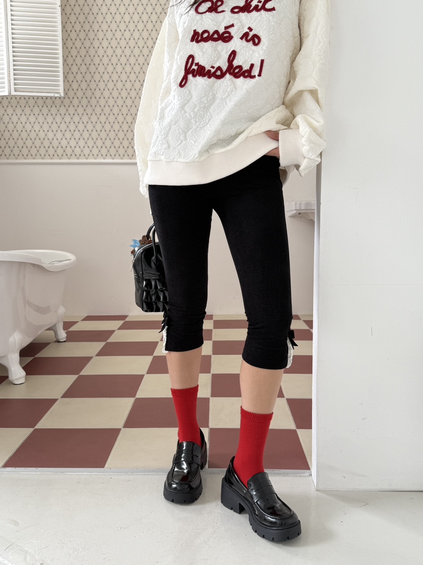 MAISONDEGLORY韓國直郵㊣女裝新品25秋冬人氣真品打底褲鯊魚褲MAISON DE GLORY打底褲/鯊魚褲