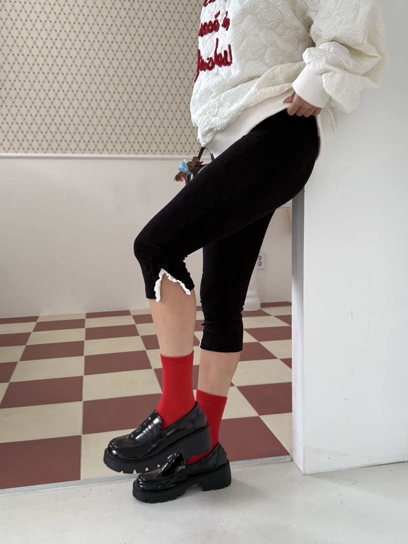 MAISONDEGLORY韓國直郵㊣女裝新品25秋冬人氣真品打底褲鯊魚褲MAISON DE GLORY打底褲/鯊魚褲