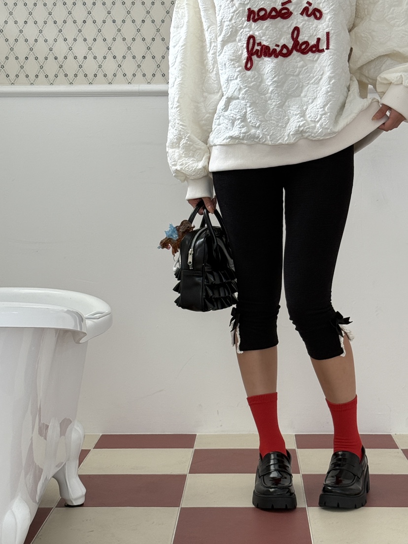 MAISONDEGLORY韓國直郵㊣女裝新品25秋冬人氣真品打底褲鯊魚褲MAISON DE GLORY打底褲/鯊魚褲