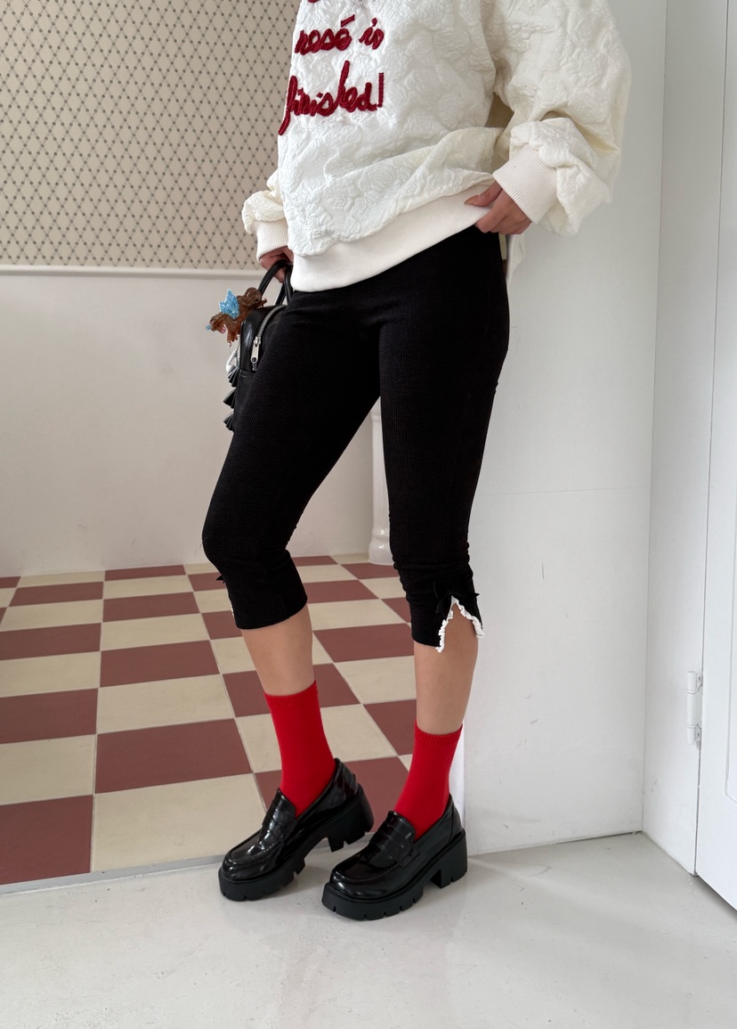 MAISONDEGLORY韓國直郵㊣女裝新品25秋冬人氣真品打底褲鯊魚褲MAISON DE GLORY打底褲/鯊魚褲圖色2