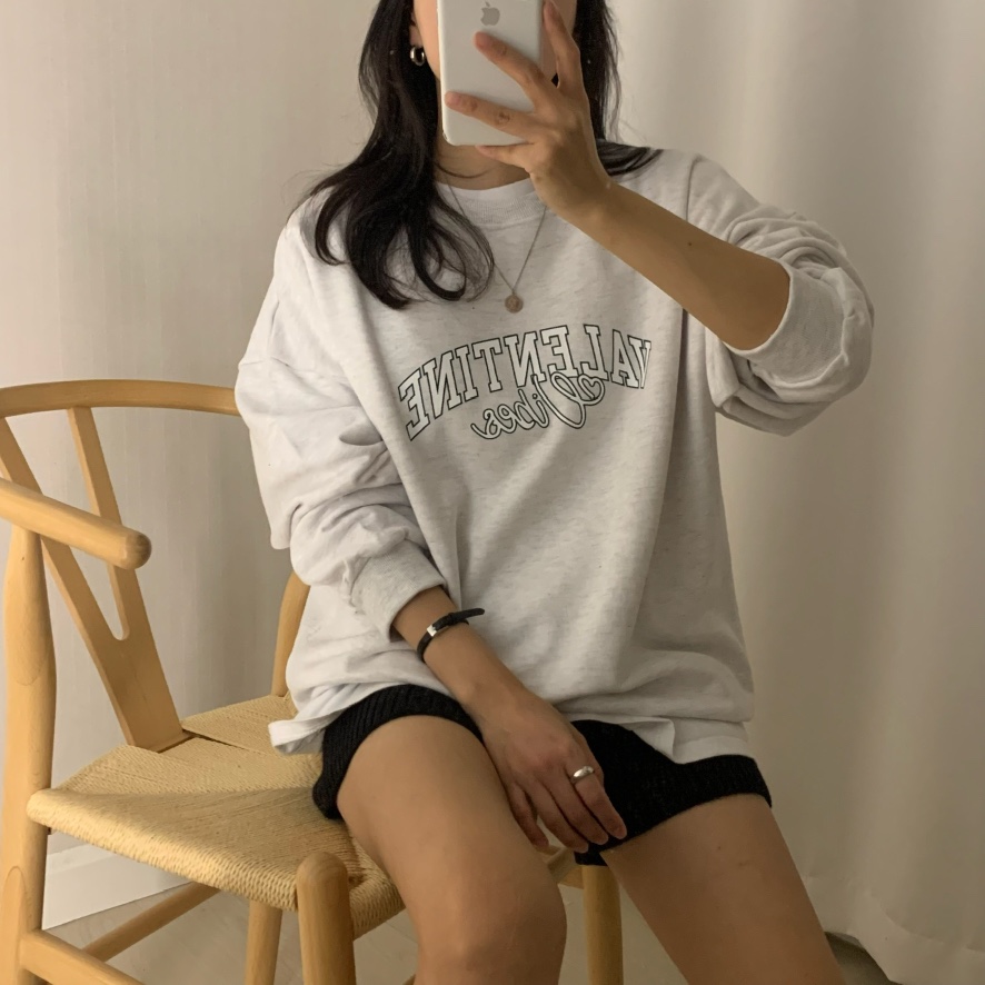 FROMJINI東大門㊣實拍女士新品時尚人氣推薦25秋冬職業衛衣FROMJINI衛衣