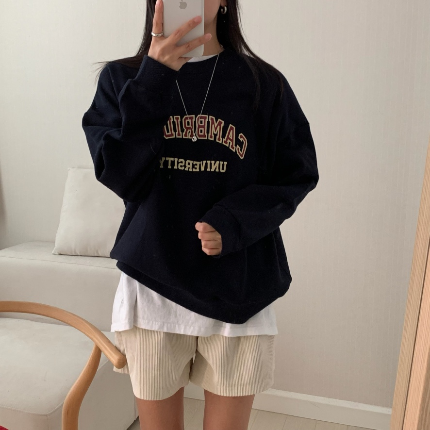 HELLO JINI韓國代購㊣女士新款推薦休閑時尚25秋冬真品衛衣HELLO JINI衛衣