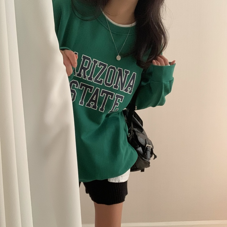FROMJINI東大門㊣代購女士新款推薦人氣時尚25秋冬職業衛衣FROMJINI衛衣