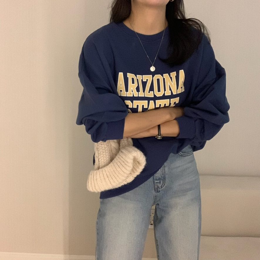 FROMJINI東大門㊣代購女士新款推薦人氣時尚25秋冬職業衛衣FROMJINI衛衣