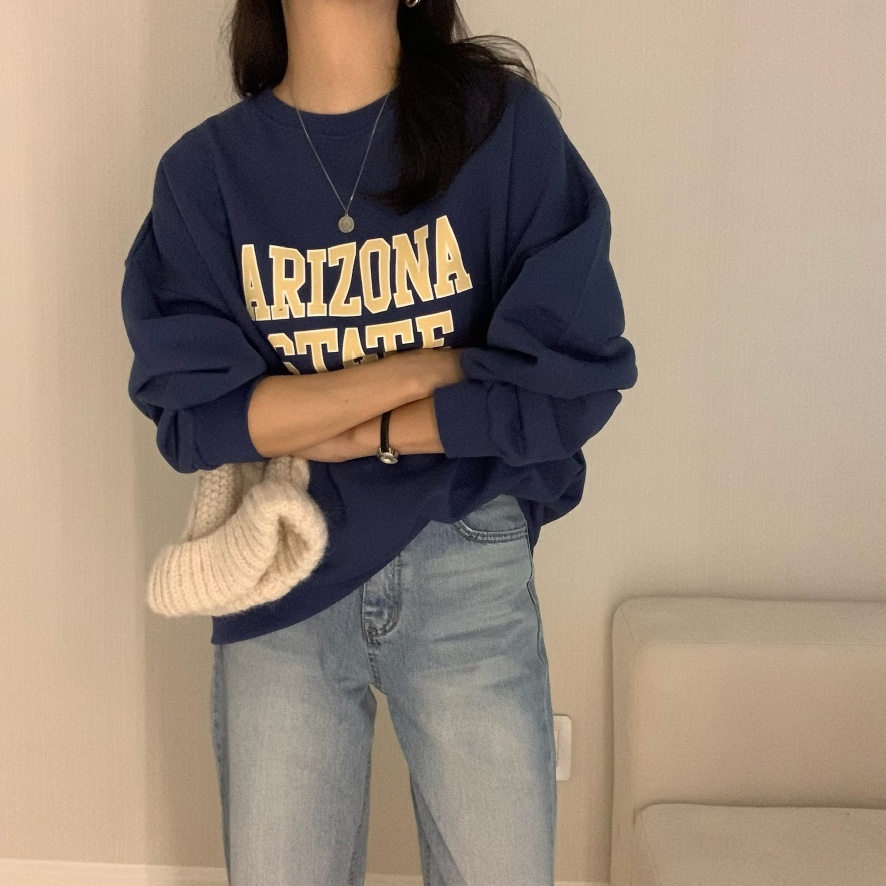 FROMJINI東大門㊣代購女士新款推薦人氣時尚25秋冬職業衛衣FROMJINI衛衣圖色2