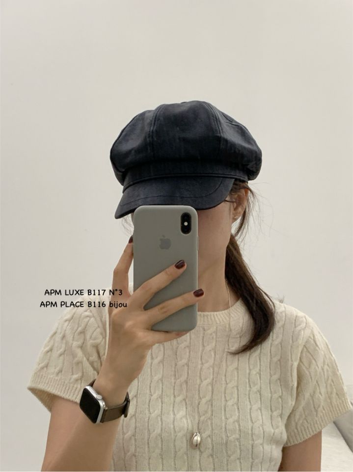 N3韓國直郵㊣女裝新品熱賣真品人氣時尚休閑職業25秋冬帽子貝雷N3帽子