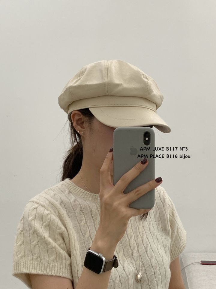 N3韓國直郵㊣女裝新品熱賣真品人氣時尚休閑職業25秋冬帽子貝雷N3帽子