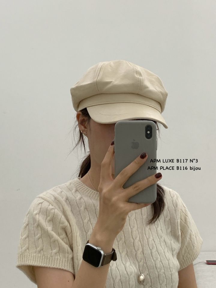 N3韓國直郵㊣女裝新品熱賣真品人氣時尚休閑職業25秋冬帽子貝雷N3帽子