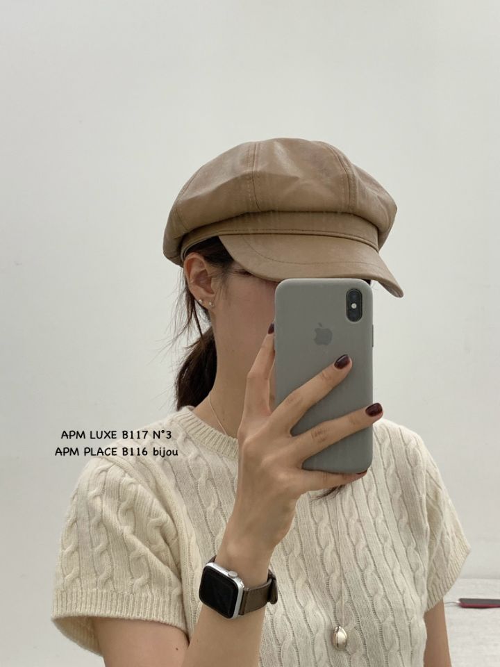 N3韓國直郵㊣女裝新品熱賣真品人氣時尚休閑職業25秋冬帽子貝雷N3帽子