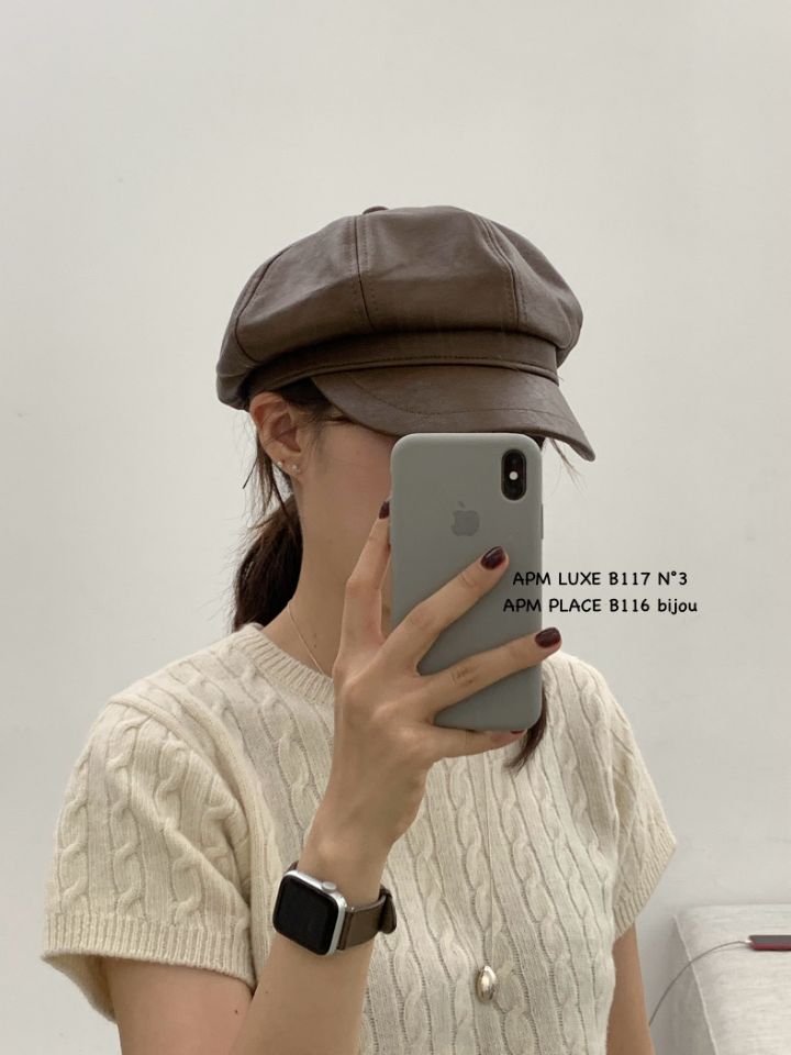 N3韓國直郵㊣女裝新品熱賣真品人氣時尚休閑職業25秋冬帽子貝雷N3帽子