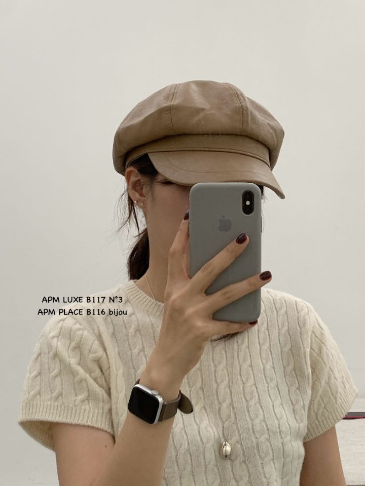 N3韓國直郵㊣女裝新品熱賣真品人氣時尚休閑職業25秋冬帽子貝雷N3帽子