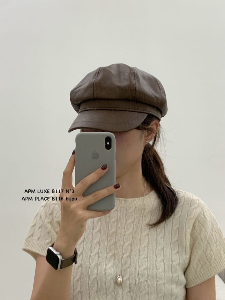 N3韓國直郵㊣女裝新品熱賣真品人氣時尚休閑職業25秋冬帽子貝雷N3帽子