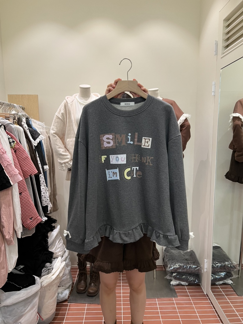 BE&amp;BE東大門㊣直郵女士新款休閑人氣真品推薦時尚衛衣BE&be衛衣圖色2