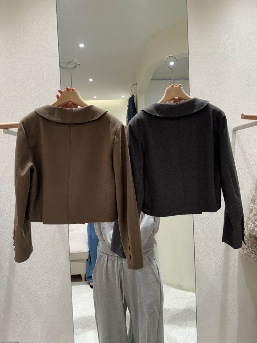 MARKE-P東大門㊣實拍女裝新品熱賣25秋冬真品夾克羊毛雙層MARKE-P夾克