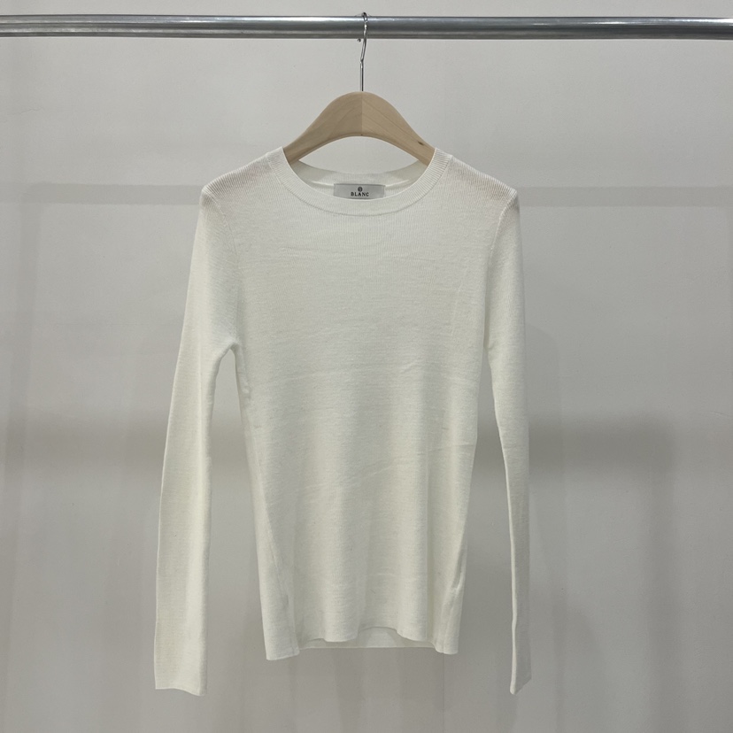 BLANC-A東大門㊣直郵女士新品人氣25秋冬真品時尚休閑長袖T恤BLANC-A長袖T恤圖色1