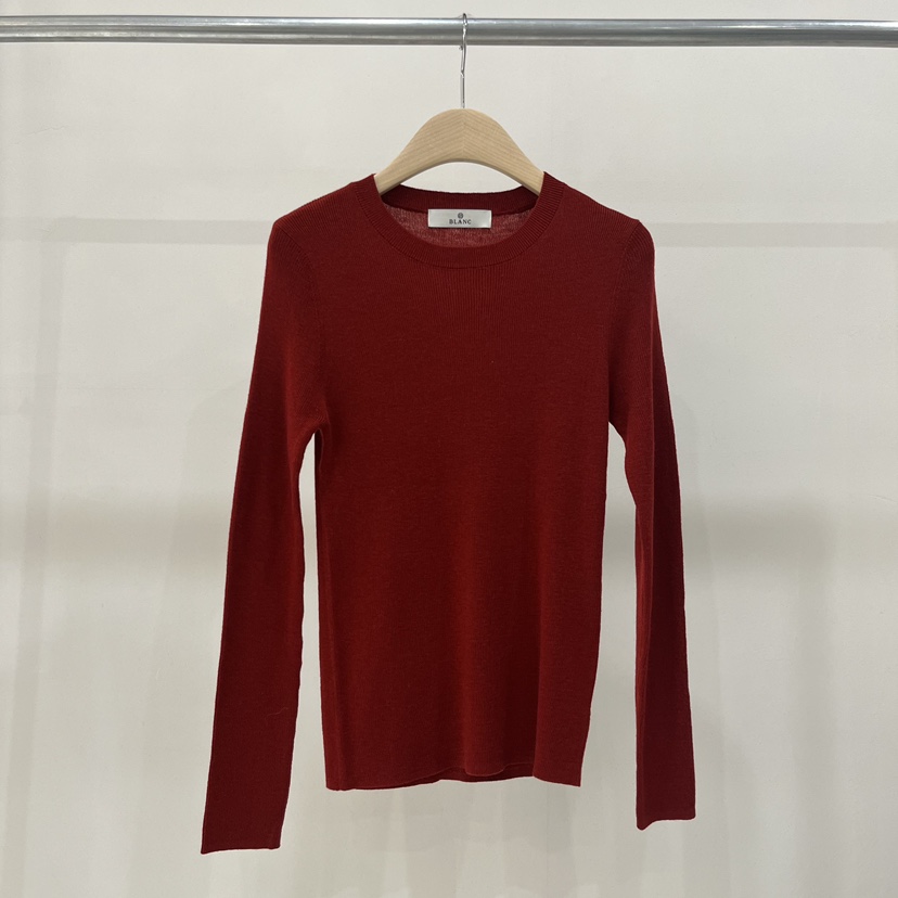 BLANC-A東大門㊣直郵女士新品人氣25秋冬真品時尚休閑長袖T恤BLANC-A長袖T恤圖色2