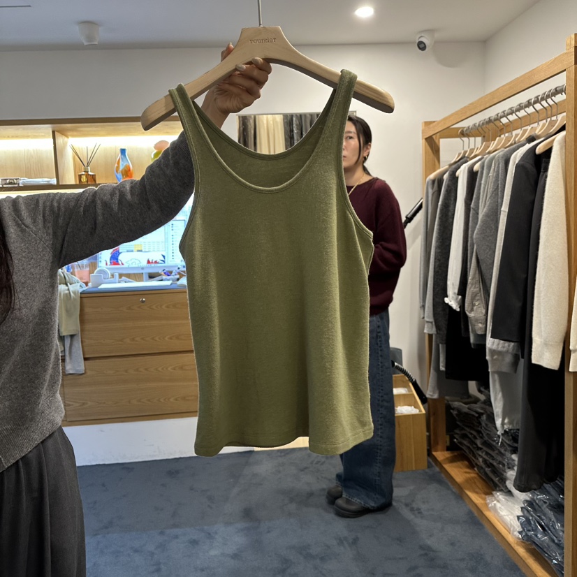 ROUNDER東大門㊣實拍女裝新款熱賣休閑真品時尚人氣吊帶背心ROUNDER吊帶/背心圖色2