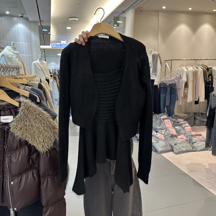 ALEGRE東大門㊣直郵女士新品時尚25秋冬推薦真品套裝兩件套ALEGRE套裝圖色2