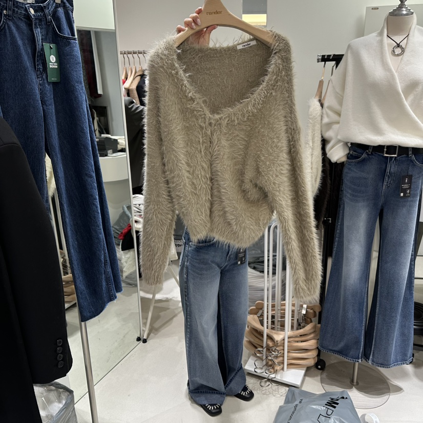 RENDER東大門㊣直郵女士新品人氣25秋冬職業時尚熱賣針織衫RENDER針織衫圖色2