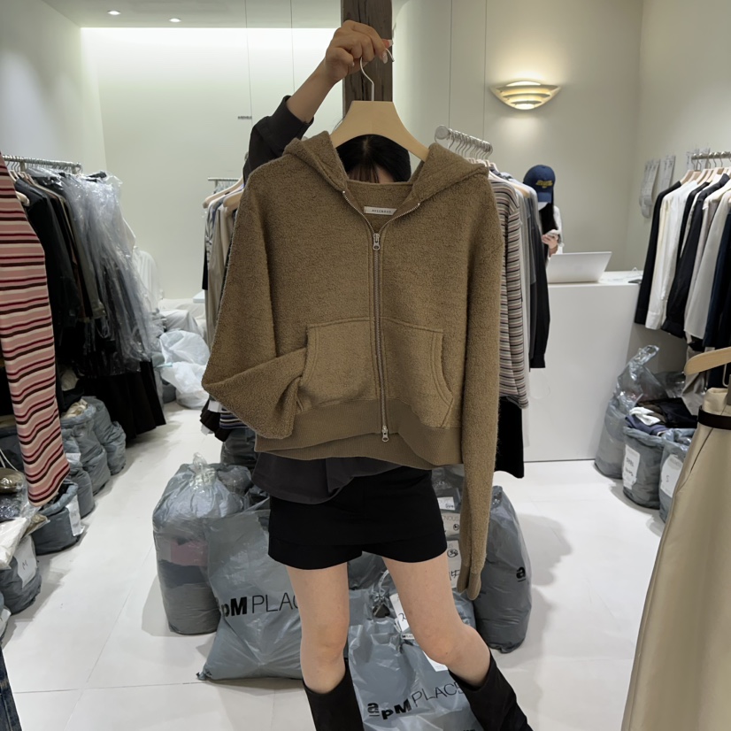 AVECNOUS韓國代購㊣女裝新品25秋冬熱賣時尚職業推薦休閑夾克AVECNOUS夾克圖色2