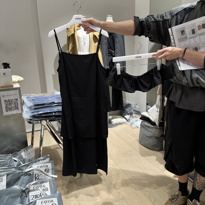 FAVOR-P韓國代購㊣女裝新款推薦人氣休閑熱賣真品職業連衣裙FAVOR-P連衣裙圖色3