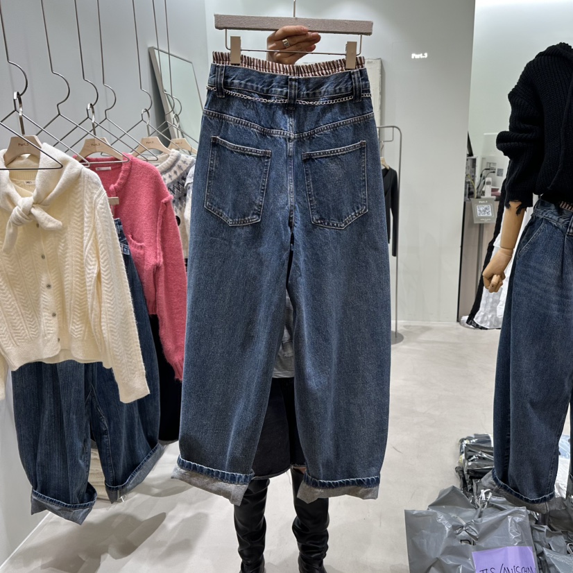 PART3韓國代購㊣女裝新款職業人氣時尚真品推薦休閑25秋冬牛仔褲Part.3牛仔褲