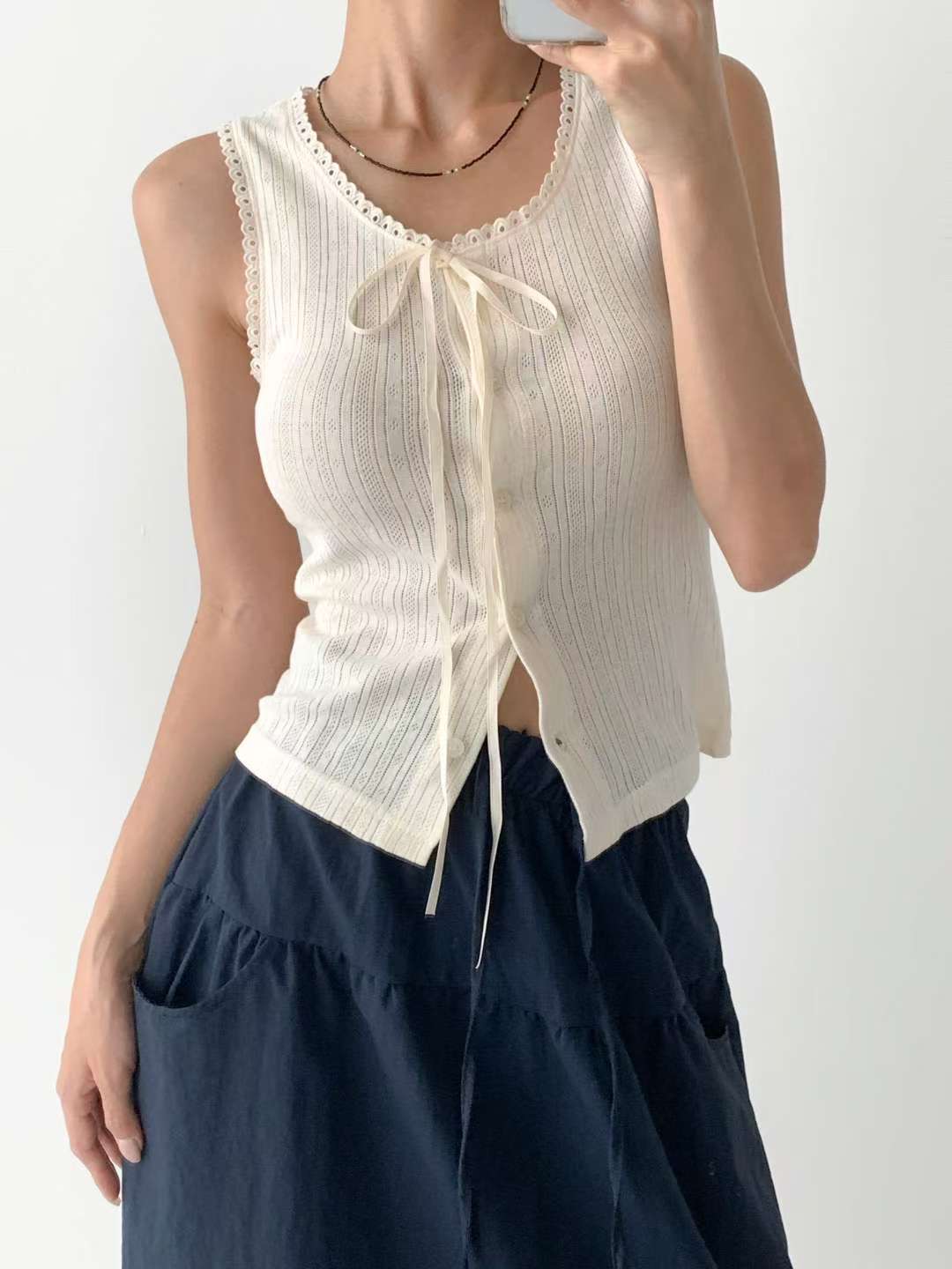 ALICE S CLOSET東大門㊣實拍女士新款推薦時尚人氣吊帶背心ALICE S CLOSET吊帶/背心圖色1
